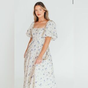 Floral Puff Sleeve Dress